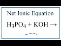 Net Ionic Equations and Electrolytes
