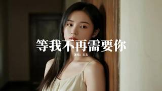 右右 - 等我不再需要你『等我放下你不再需要你，不再夜深人靜等你的消息，拼命愛過你可你不珍惜，心已死了哪有勇氣再繼續。』【動態歌詞MV】