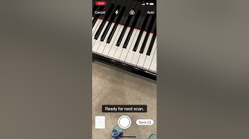 How to scan music in the Apple Notes App.