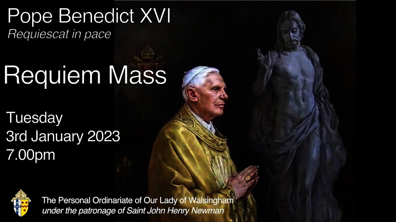 Requiem Mass for Pope Benedict XVI at OLW, Torquay - YouTube
