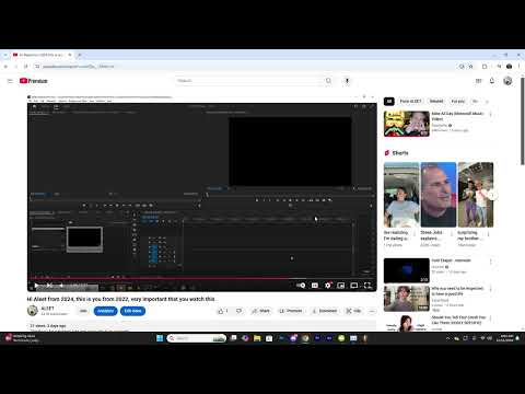 response video to myself from 2 years ago type shi