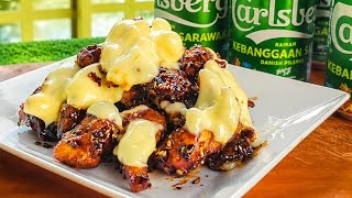 Cheesy Teriyaki Chicken.. Sweet, Savory & Creamy !!