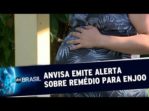 Anvisa emite alerta sobre remédio prescrito para enjoos na gravidez | SBT Brasil (14/10/19)