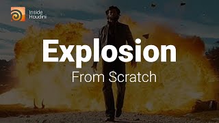 Explosion from scratch inside Houdini | Houdini tutorial