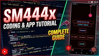 How to Make SM444x App in AndLua+ | Root Command & Auto Headshot Config Setup