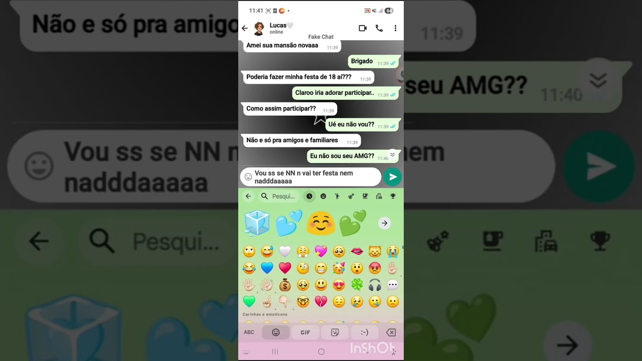 Fake chat: O amigo interesseiro @AyllaFakeChat-4bk 