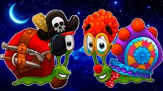ПИРАТ и КЛОУН УЛИТКА БОБ 3 с Кидом #9 Приключение Snail Bob - пурумчата screenshot 4