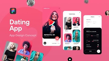 Dating App UI Concept | Speed UI Design Art | Figma Tutorial | Tinder style