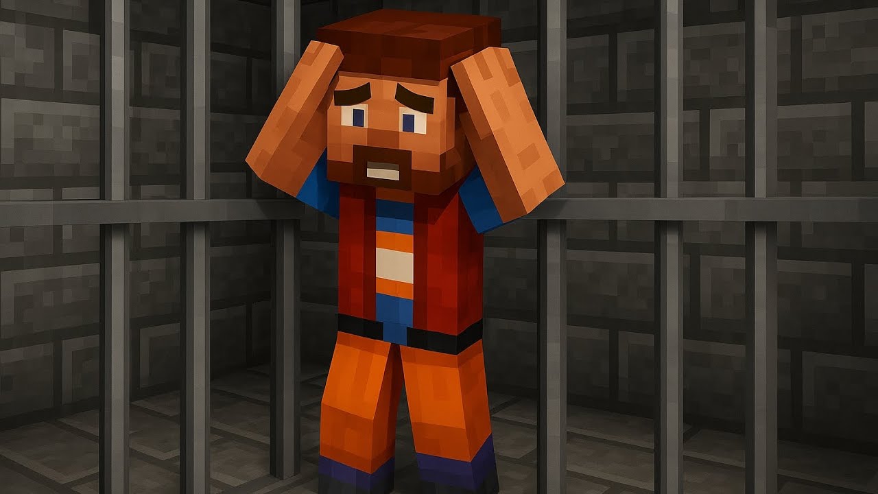 Can escape the minecraft prison - YouTube
