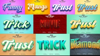 25+  3D Text Effect Bundle in PSD Part 62