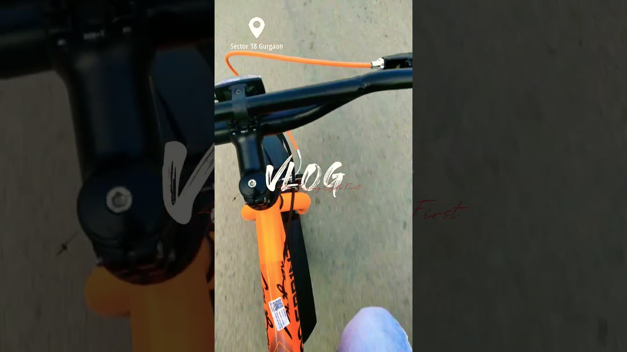 First Ride After Buying Cycle 