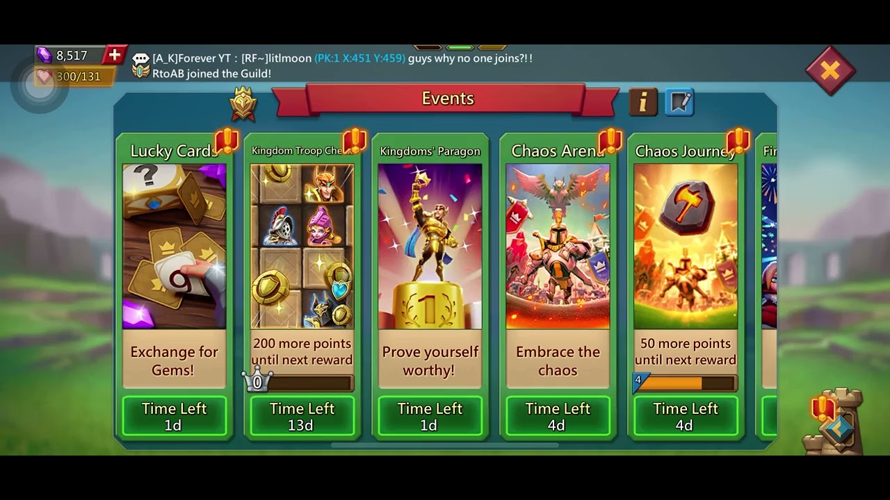 Chaos Arena - Lords Mobile - YouTube