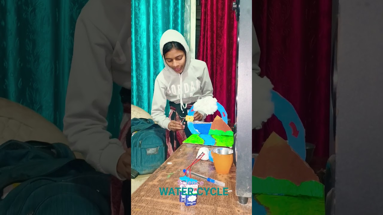 How to make Water cycle workinh model ||Science Projects||Science working on 