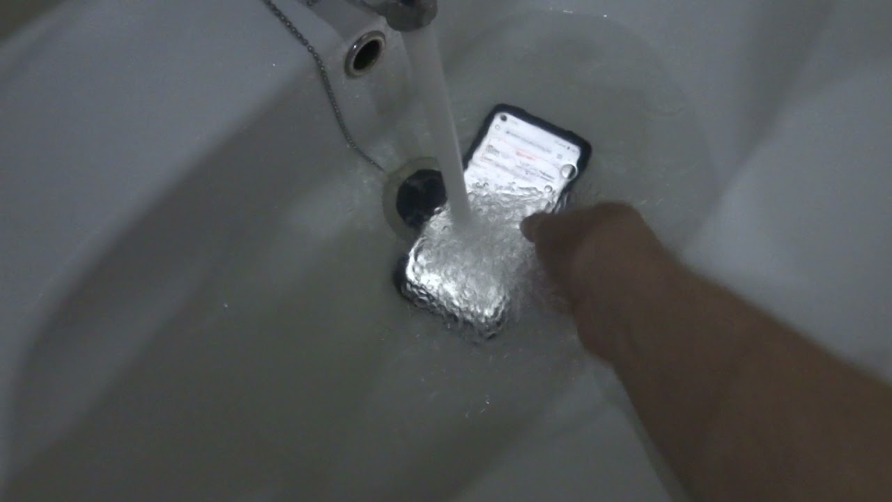 CUBOT KingKong 7 тест водой