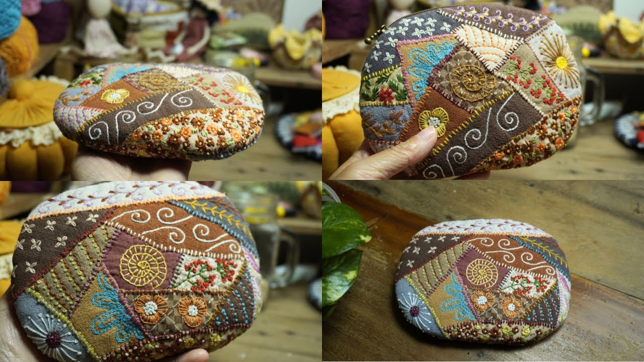 Sewing a Pouch from Fabric Scraps – Easy Patchwork Idea for Beginners