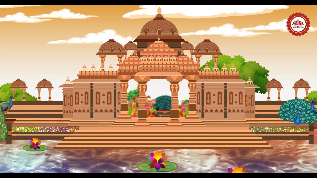 || શ્રી અક્ષરાતીત પરમધામ ના શ્રી ચમુનાજી ના અઢાર ધાટ ની રમણી ||