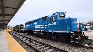 NJ Transit GP40PH-2B 4208 (Conrail) And 4202 (Pennsylvania Reading Seashore Lines) Hoboken Terminal 