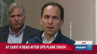 Louisville Mayor Craig Greenberg gives update after deadly UPS plane crash near airport | WHAS11