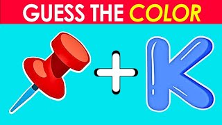 Can you Guess The Color By Emoji | Emoji Quiz | @quizzlemania