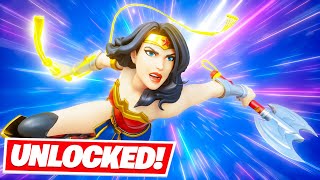 Unlocking *WONDER WOMAN* EARLY in Fortnite