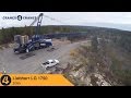 Liebherr LG 1750 working on a windturbine (Drone video)
