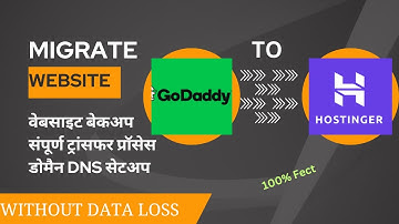 How To Migrate WordPress Site to New Host ! Godaddy to Hostinger ! migrate website