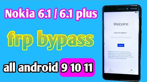 Nokia 6.1/6.1 plus (TA 1043) Frp Bypass |Google Account Bypass 