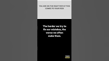 “The More We Try to Fix Mistakes, The Worse They Get… Here’s Why”