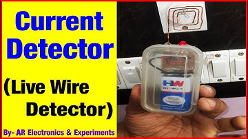 Current detector (Live wire detector) | Make a wireless current detector using BC547