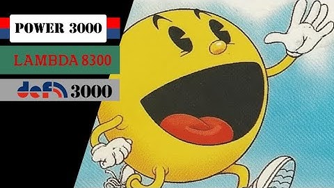 PACMAN for Z80 Clone CPU NEC D780C - Lambda 8300