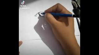 طريقه رسم العين بالفحم