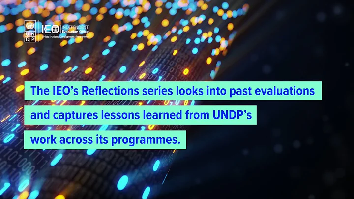 Hear from UNDP | Reflections: Lessons from evaluations for recovering from COVID-19