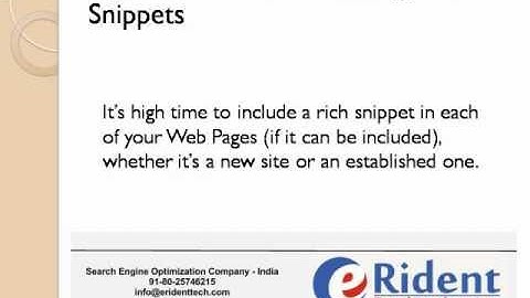Tips and Tricks for Creating Rich Snippets