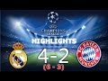 ⚽Real Madryt 4-2 Bayern Monachium - Skrót / Highlights - Champions Leaugue 1/4 Final [18.04.2017]