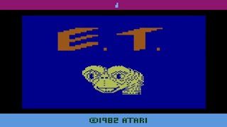 E.T. The Extra Terrestrial Gameplay | Worst Video Game of All Time (Atari 2600)