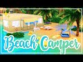 👙BEACH CAMPER FOR 5 SIMS🌴Sims 4 CC Speed Build | #SANTONIO chitchat