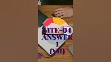 IGNOU Handwritten Solved Assignment 2024 | MTE 04 lecture ignou #ignou #solvedassignments