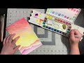 Simple Watercolor Notebook | Bookbinding Time Lapse