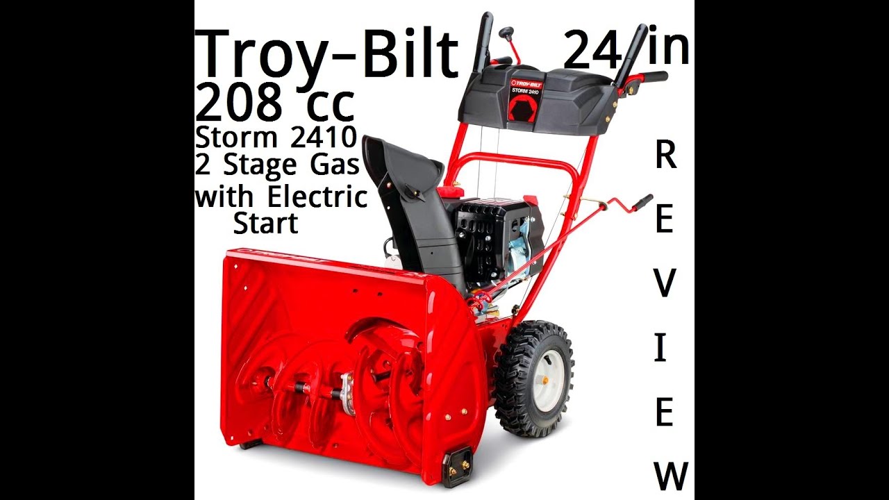 Troy-Bilt Storm 24 in. 208 cc Two- Stage Gas Snow Blower with