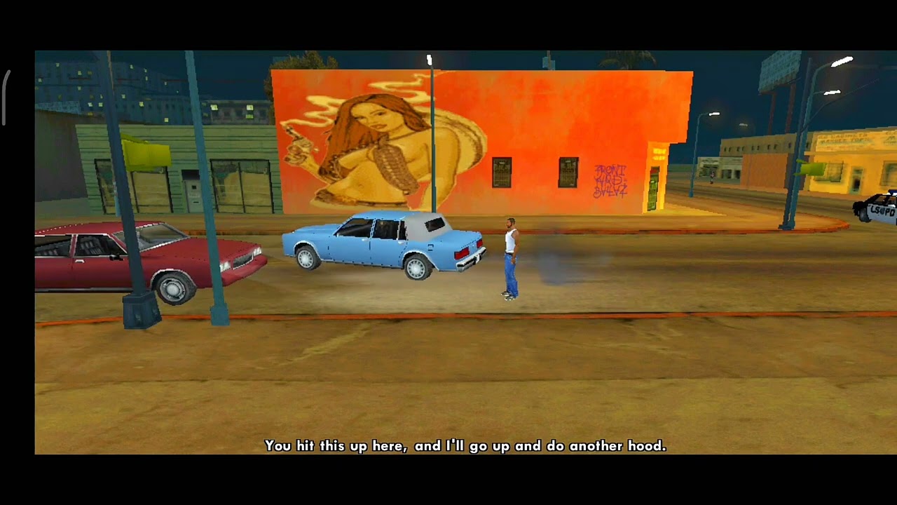 GTA SANANDREAS SPRAY PAINT MISSION 