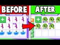 I upgraded FANS INVENTORY Only Using Potions in Adopt Me!