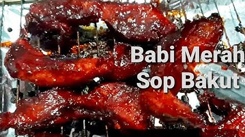 Red Pork Recipe - Salted Vegetable Bakut Soup | Red Pork Char Siu | Onion Nael
