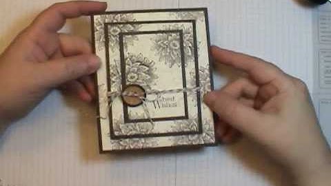 Easy Triple Time Stamping Technique Card
