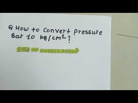###Bar to kg/cm2 pressure conversion within second.### - YouTube