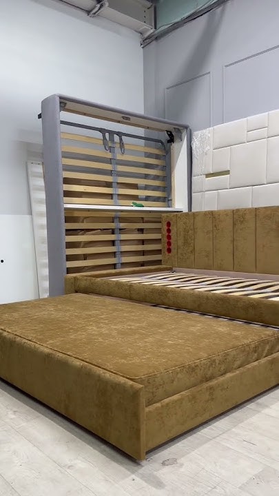 Кровать с двумя спальными местами💡 - YouTube