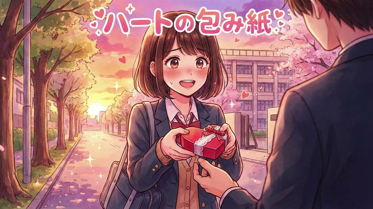 ハートの包み紙（Original）｜バレンタインのドキドキ恋ソング🍫💗
