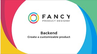 Fancy Product Designer | Backend - Creating a customizable product