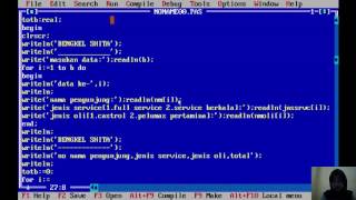 PASCAL - Program Bengkel Mobil