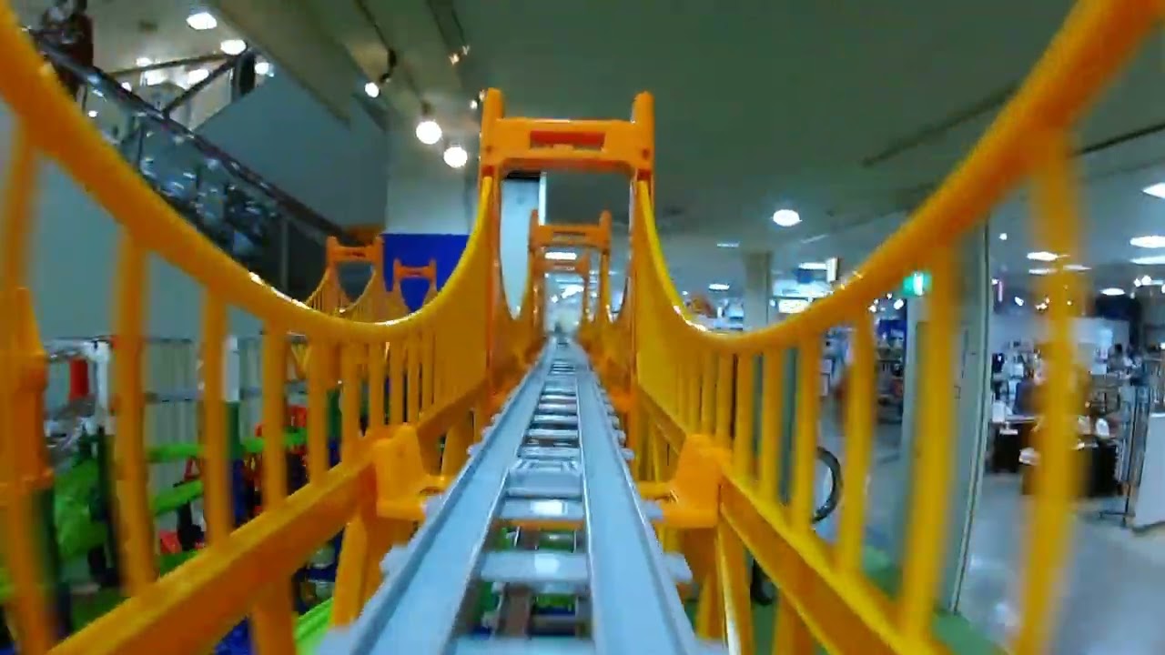 【プラレール】パープルタウンレイアウトのプラレール前面展望