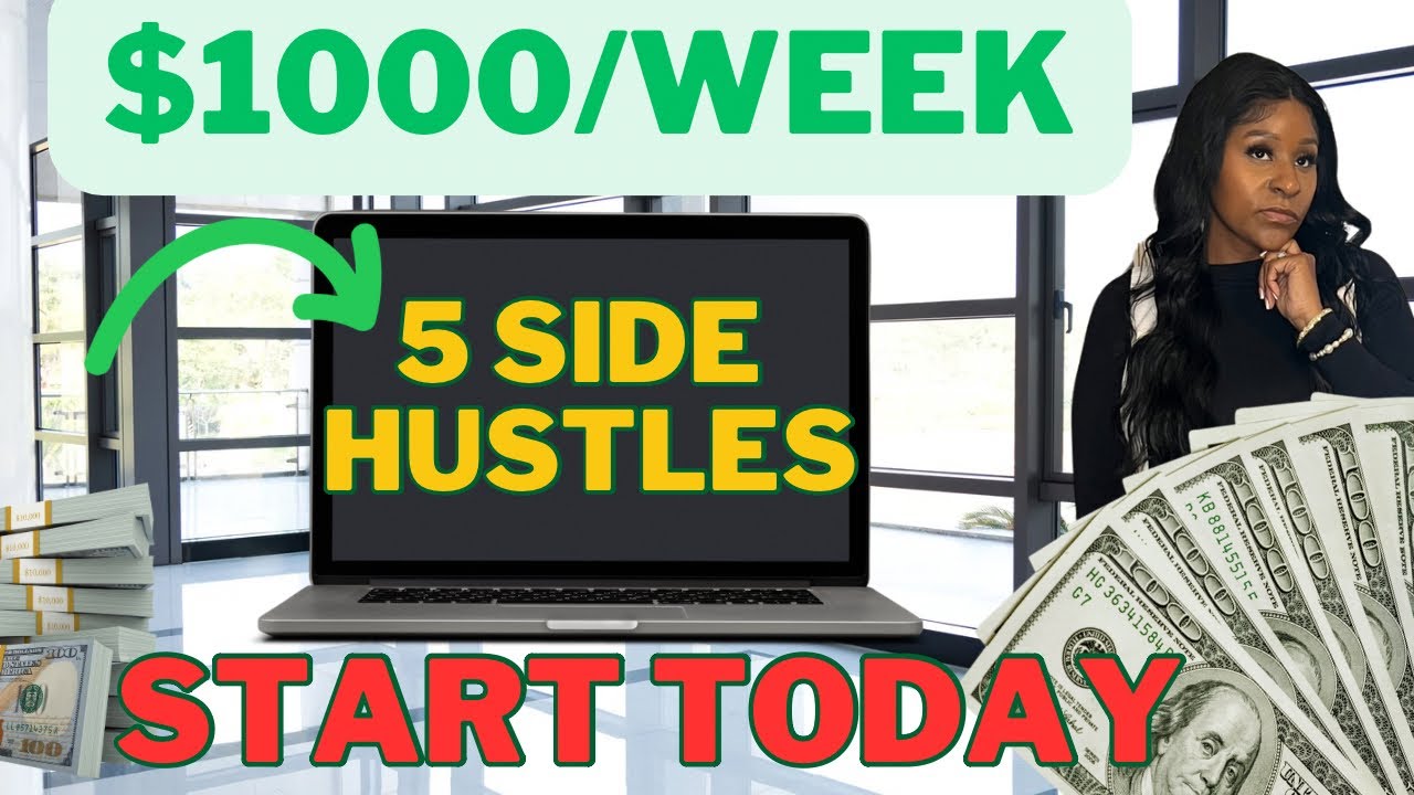 Top 5 Side Hustles That Pay Over 1000 a Week YouTube